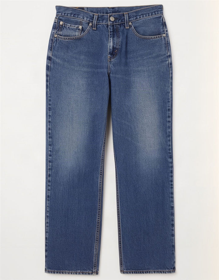 Blugi drepti pentru femei Levi's 751 W32 L30 Bumbac albastru