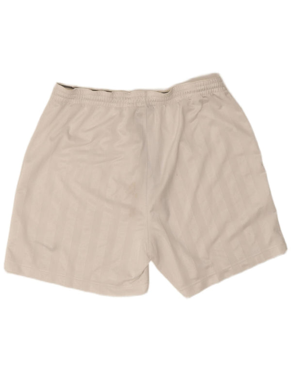 Pantaloni scurți sport Nike pentru bărbați, mari, alb, cu dungi