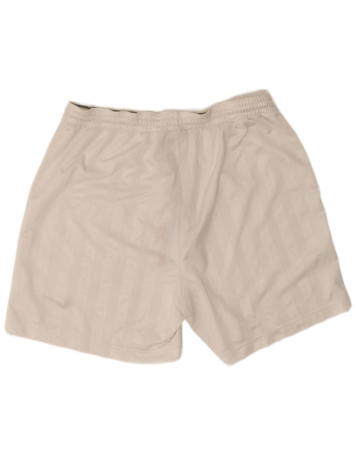 Pantaloni scurți sport Nike pentru bărbați, mari, alb, cu dungi