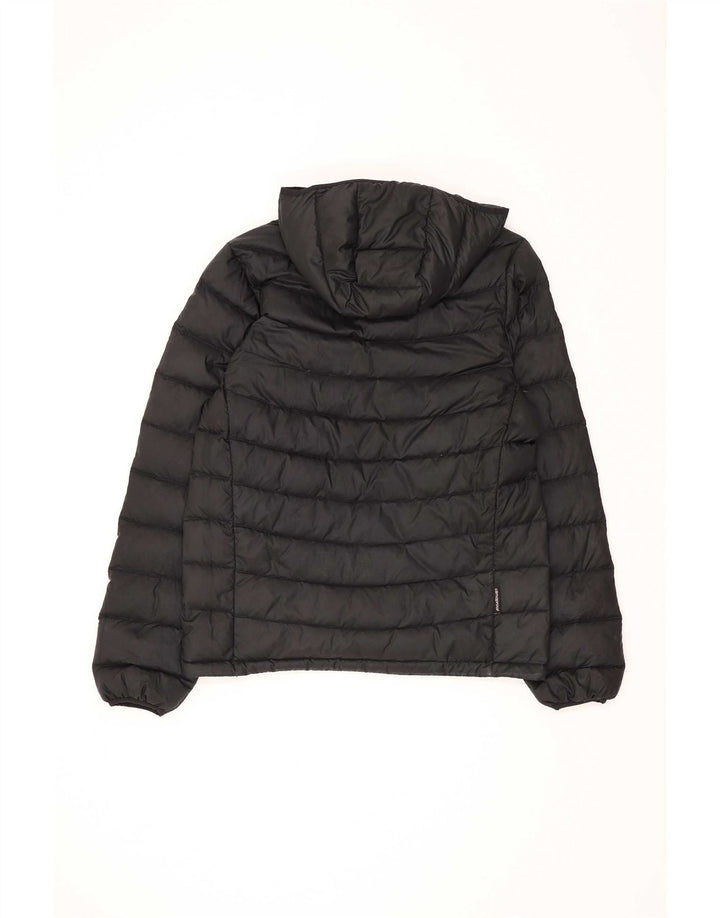Jachetă căptușită cu glugă Adidas pentru femei UK 18 XL poliester negru