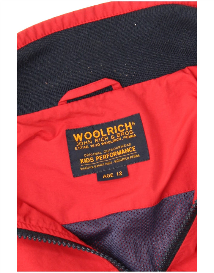 Jachetă bomber pentru băieți Woolrich 11-12 ani, roșu