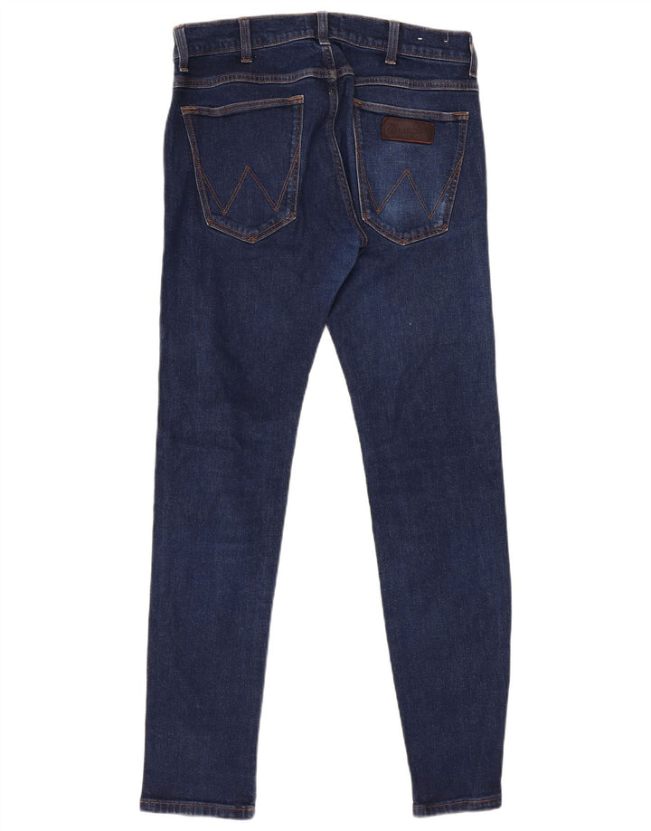 Blugi slim pentru bărbați Wrangler W31 L32 bumbac bleumarin