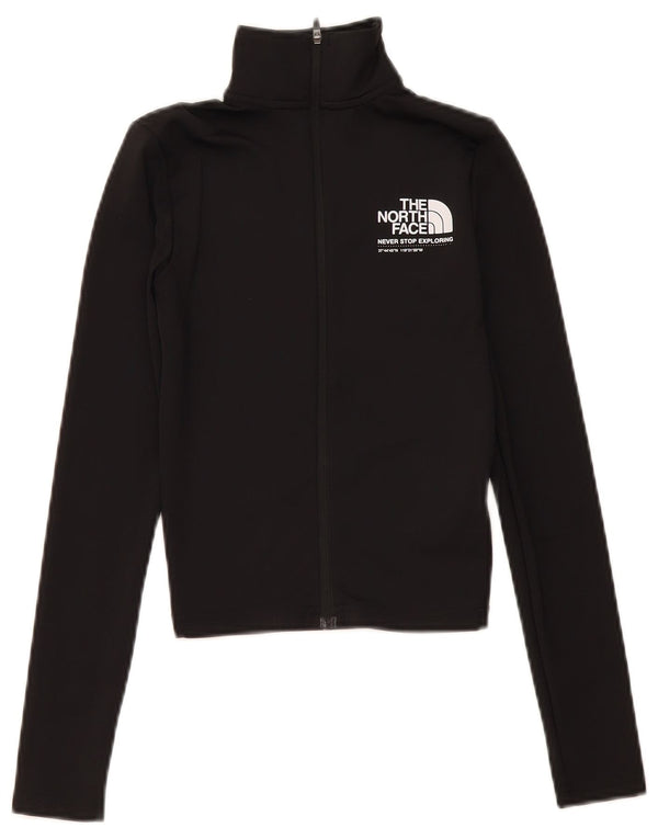 Jachetă de trening The North Face Crop Graphic pentru femei UK 4 XS Negru