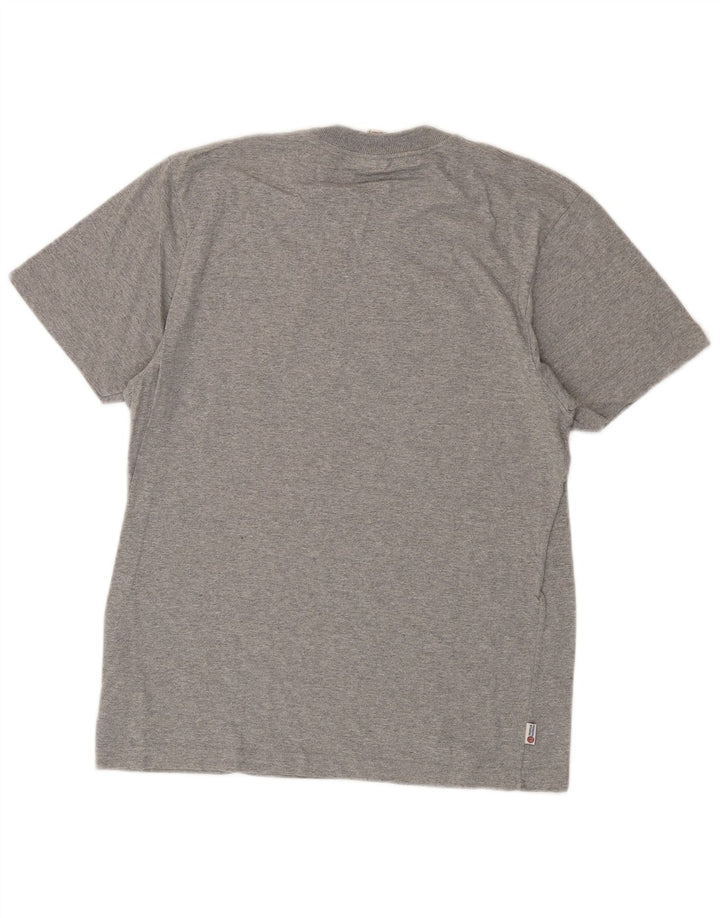 Tricou grafic pentru bărbați Franklin Marshall Top, bumbac, gri mediu