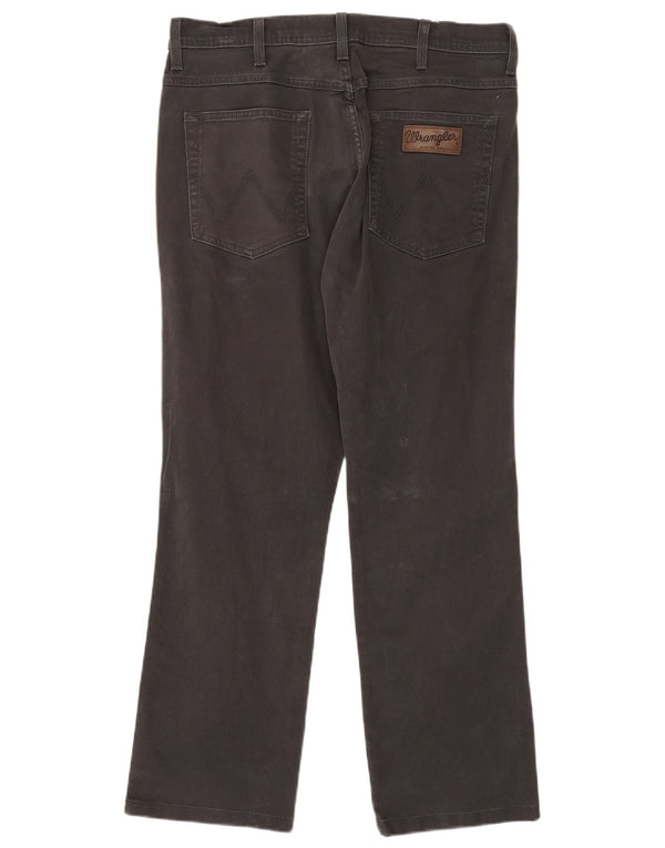 Blugi drepti Wrangler pentru bărbați Arizona Stretch W33 L30 bumbac gri
