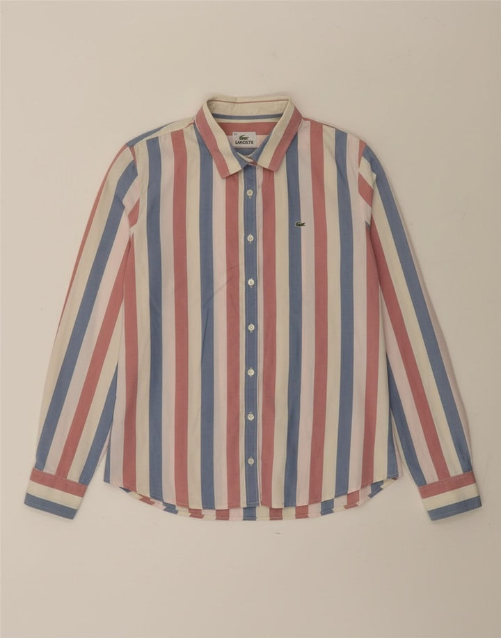 Cămașă Lacoste Femei Mărimea 42 Bumbac cu dungi multicolore mare