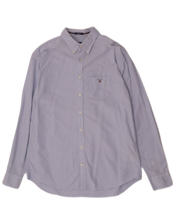 Cămașă Gant pentru bărbați, cu formă regulată, mărimea 17 1/2 XL, bumbac albastru