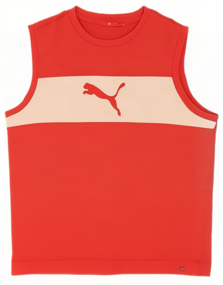 Vestă grafică pentru bărbați Puma, mare, roșu, color block