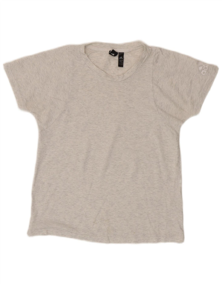 Tricou Adidas pentru femei Top UK 12 Medium Gri Bumbac