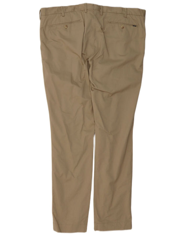 Pantaloni chino pentru bărbați, Stretch Slim Fit, L40 L32, bumbac bej Polo Ralph Lauren