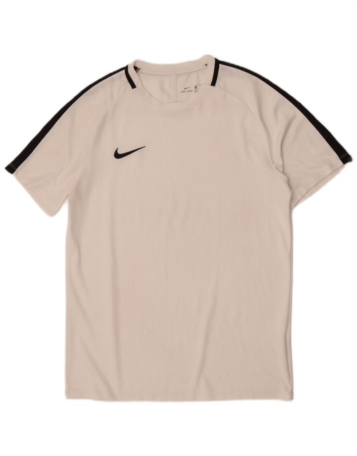 Tricou pentru bărbați Nike Dri Fit Top mare, alb, poliester color bloc