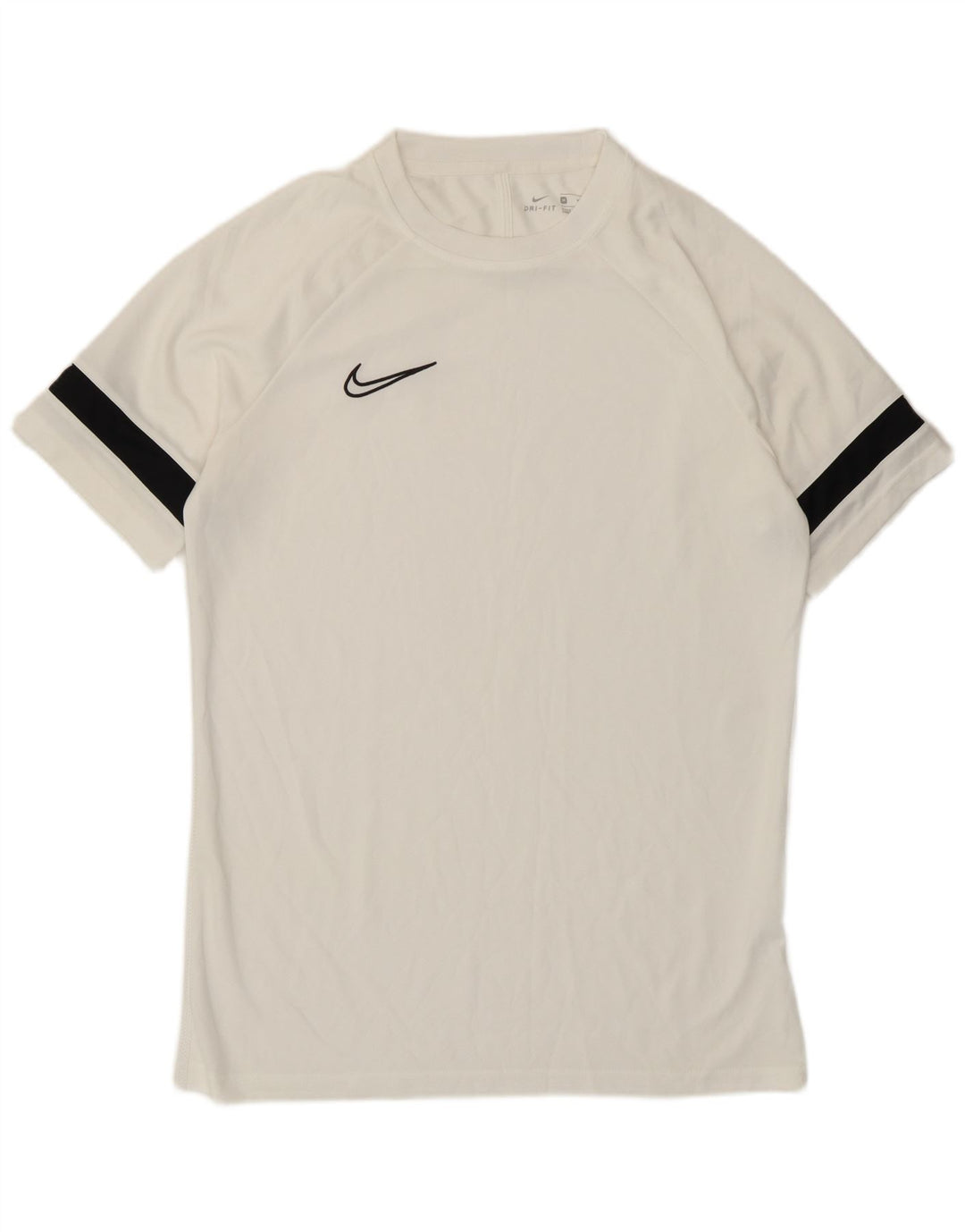 Tricou Nike Dri Fit pentru bărbați Top Mediu Alb Poliester Colorblock