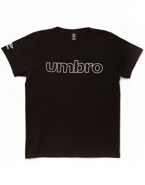 Tricou grafic Umbro pentru bărbați Top mare din bumbac negru