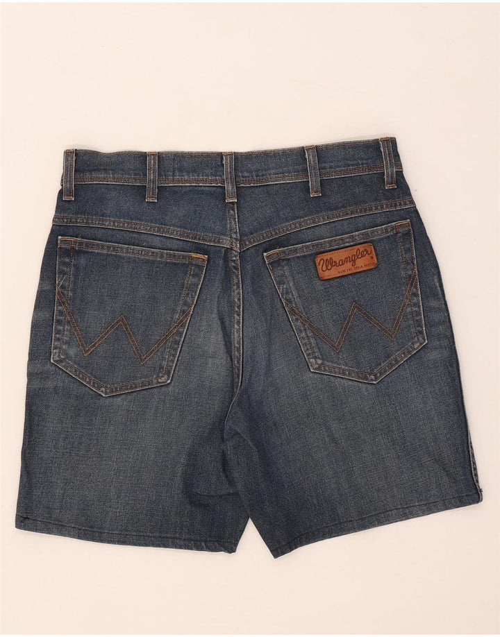 Pantaloni scurți Wrangler Texas Stretch Denim W33 Bumbac albastru mediu