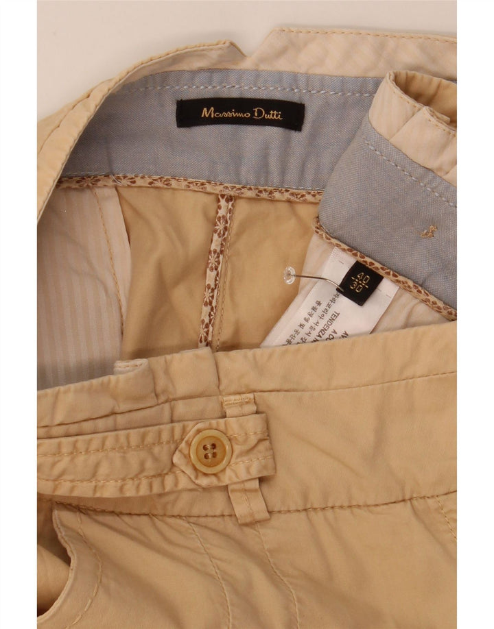 Massimo Dutti Pantaloni tăiați pentru femei EU 40 Medium W30 L25 Bej