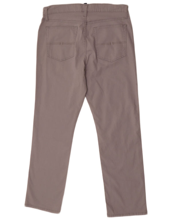 U.S. Polo Assn. Pantaloni casual drepti pentru bărbați L34 L30 bumbac gri