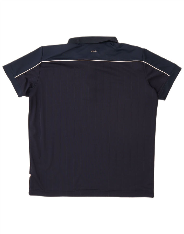 Tricou polo FILA pentru bărbați IT 54 XL Bleumarin Poliester