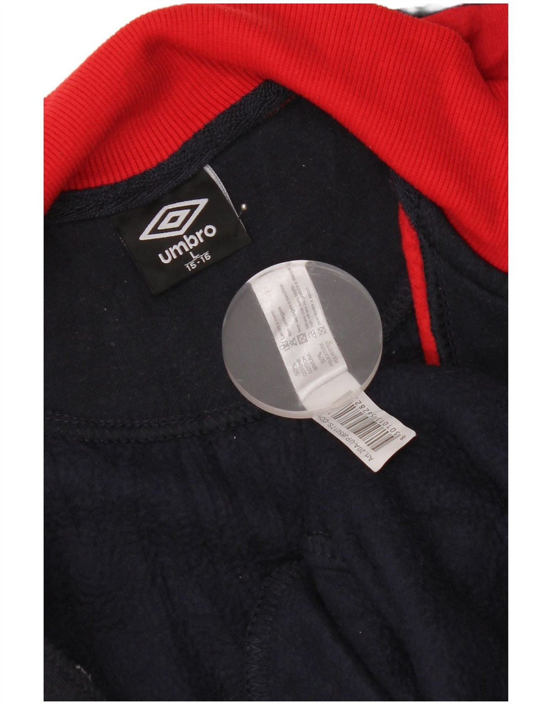 Jachetă de trening Umbro pentru băieți 15-16 ani, mare, albastru bleumarin, color block