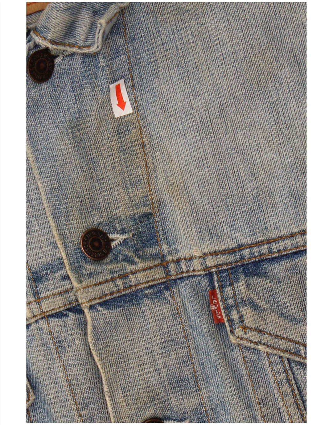 Jachetă de blugi pentru bărbați Levi's UK 40, mare, albastru, bumbac