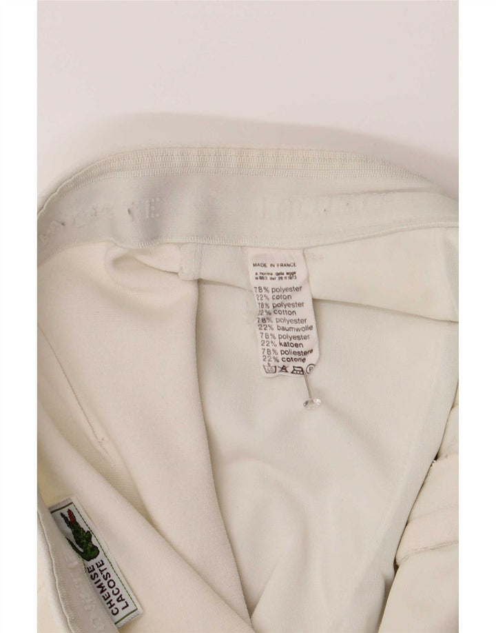 Pantaloni scurți pentru bărbați Lacoste Mărimea 4 Medium W30 Poliester alb