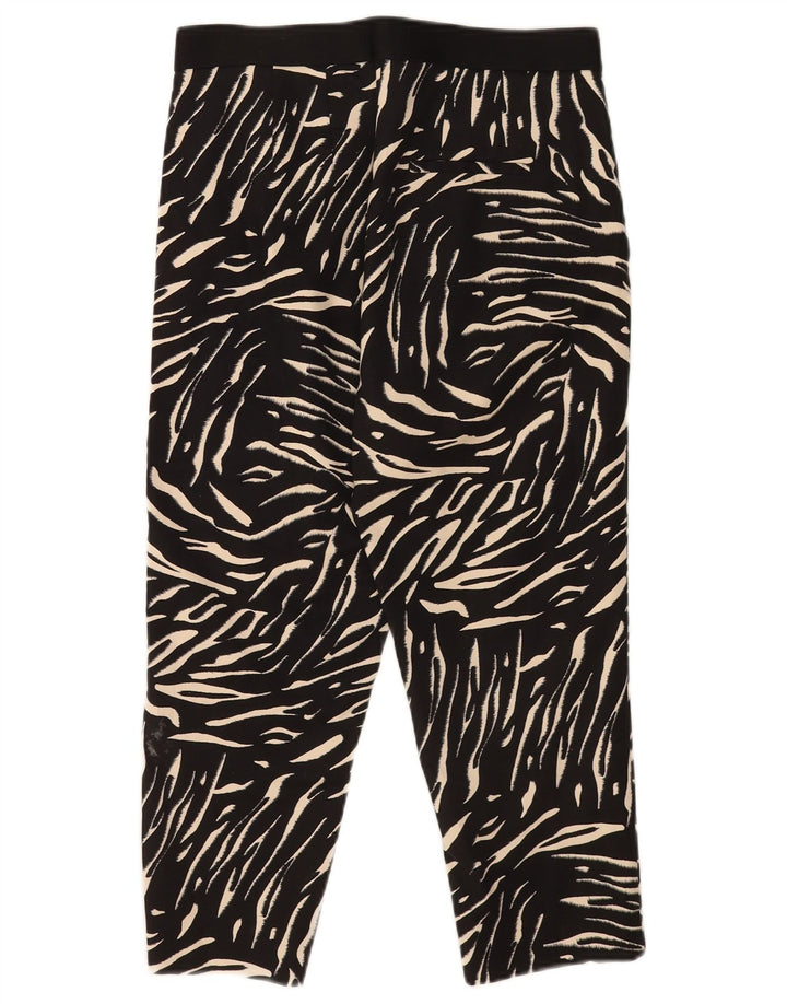 Pantaloni Capri pentru femei Marks & Spencer UK 12 Medium W30 L21 Negru