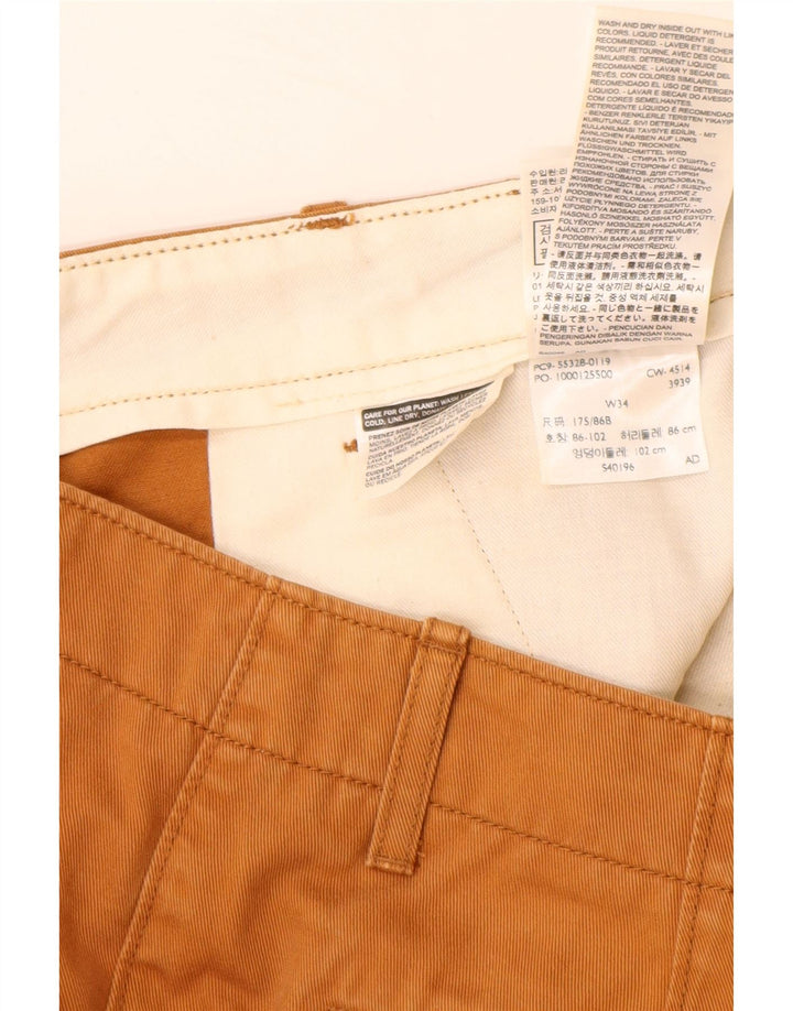 Pantaloni scurți chino pentru bărbați LEVI'S W34, bumbac maro mare
