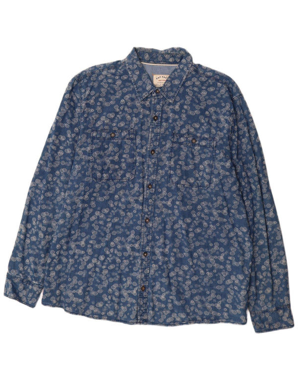 Cămașă pentru bărbați Fat Face 2XL Albastru Floral Bumbac