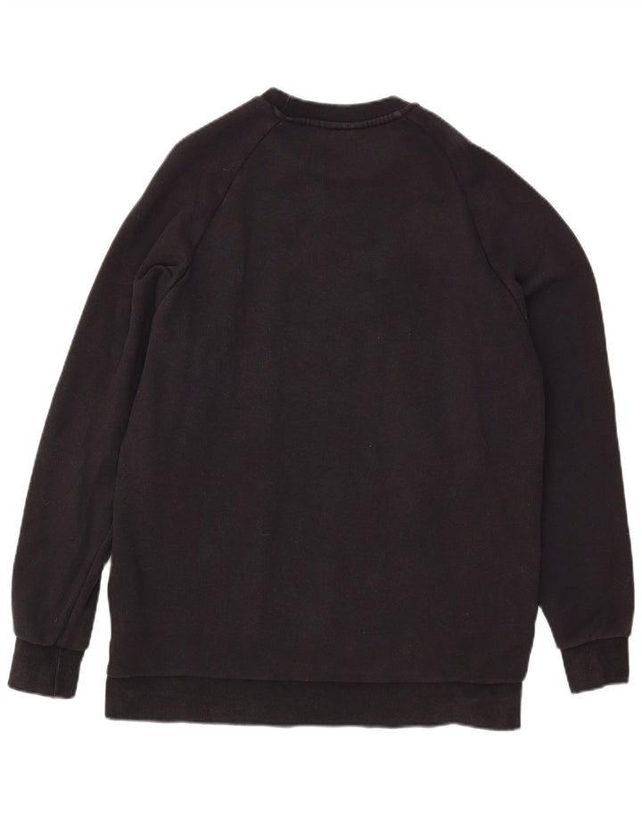 Hanorac grafic pentru bărbați Adidas Jumper mare, negru, bumbac