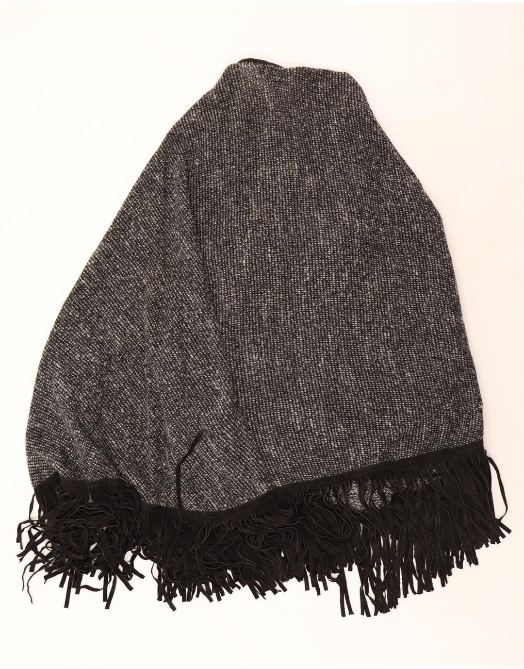 Pulover Vintage pentru femei Poncho Cardigan UK 22 3XL Gri