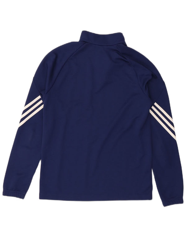Adidas Boys Climalite Pullover Trening Top 13-14 Ani XL Bleumarin