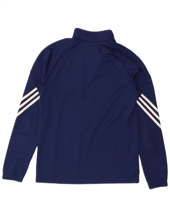 Adidas Boys Climalite Pullover Trening Top 13-14 Ani XL Bleumarin