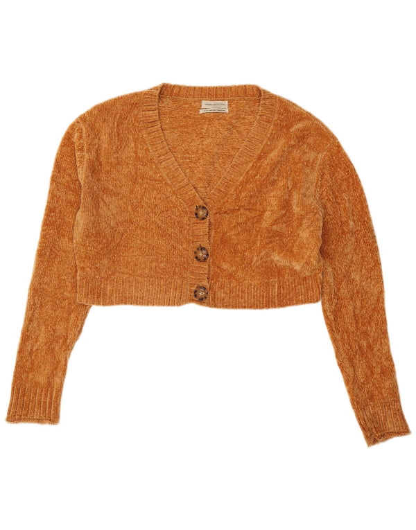 Pulover cardigan crop supradimensionat pentru femei Urban Outfitters UK 14 portocaliu mediu