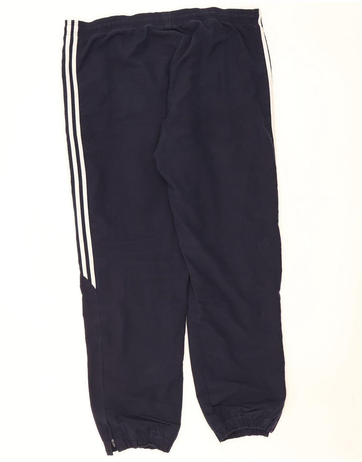 Pantaloni de trening pentru bărbați Adidas Pantaloni de jogging mari, bleumarin, poliester