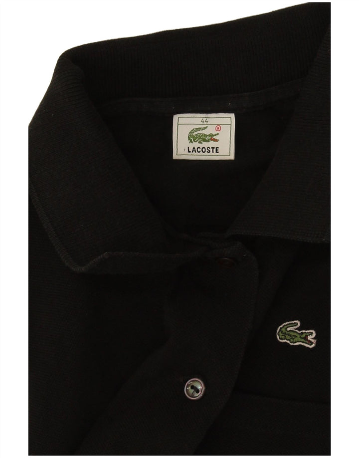 Bluză cu cămașă fără mâneci pentru femei Lacoste Mărimea 44 mare neagră