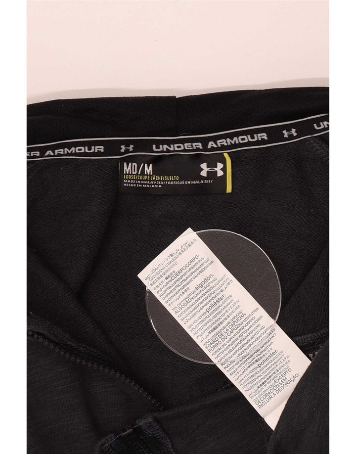 Pulover pentru bărbați Under Armour, cu fermoar, bumbac, gri mediu