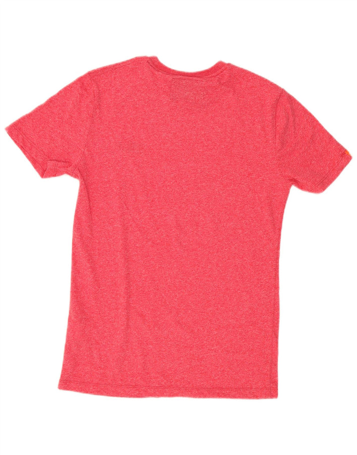 Tricou Superdry pentru bărbați Top mic din bumbac roșu