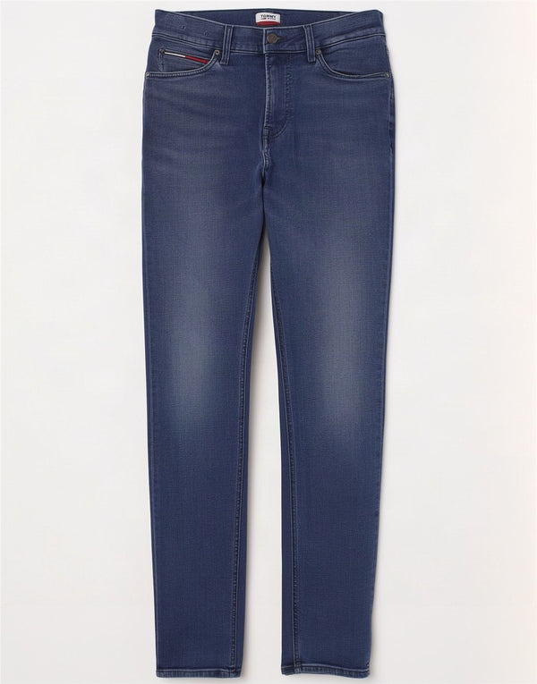 Blugi skinny pentru bărbați Tommy Hilfiger W32 L30 bumbac bleumarin