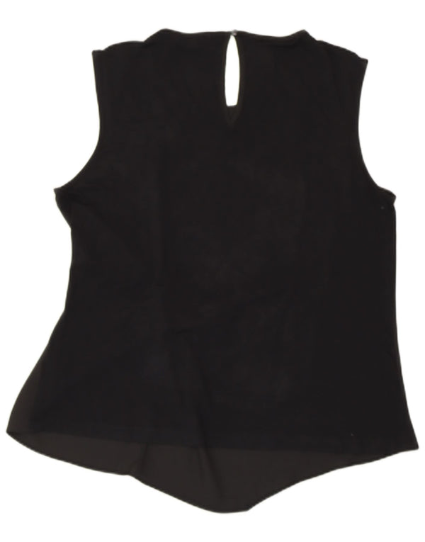 Bluză fără mâneci pentru femei WAREHOUSE UK 16 mare, viscoză, neagră