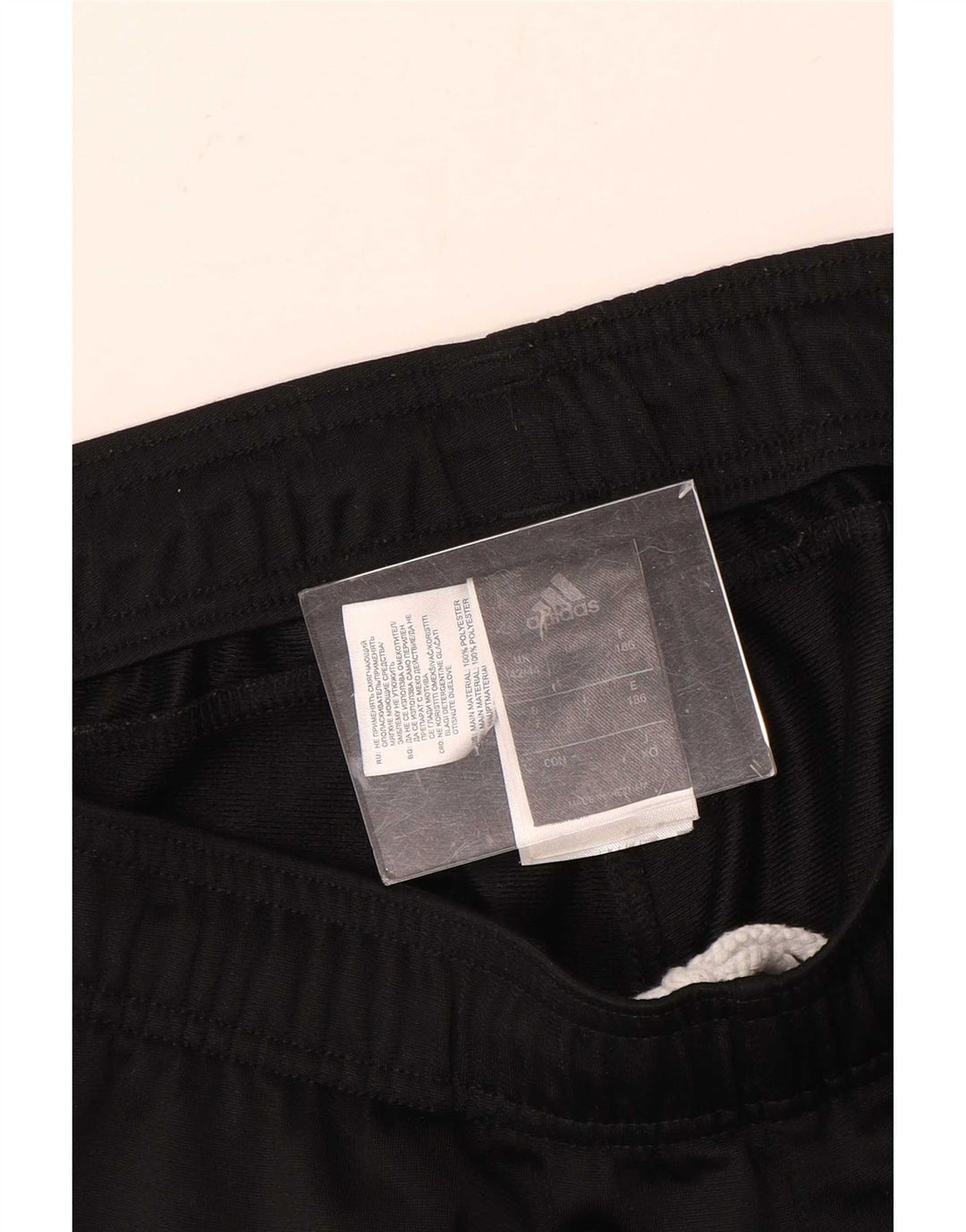 Pantaloni de trening Adidas pentru bărbați Marea Britanie 42/44 Poliester negru mare