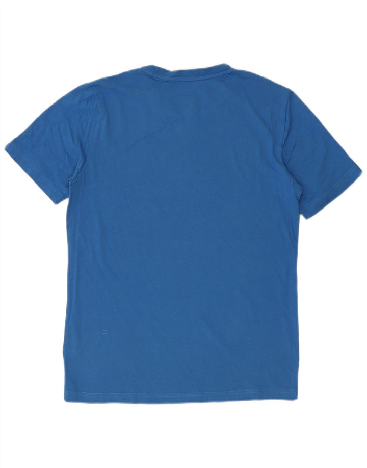 Tricou grafic Puma pentru bărbați Top mic, albastru, bumbac