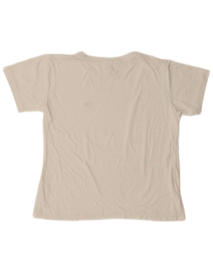 Tricou Lacoste Băieți Top 11-12 Ani Bumbac Alb