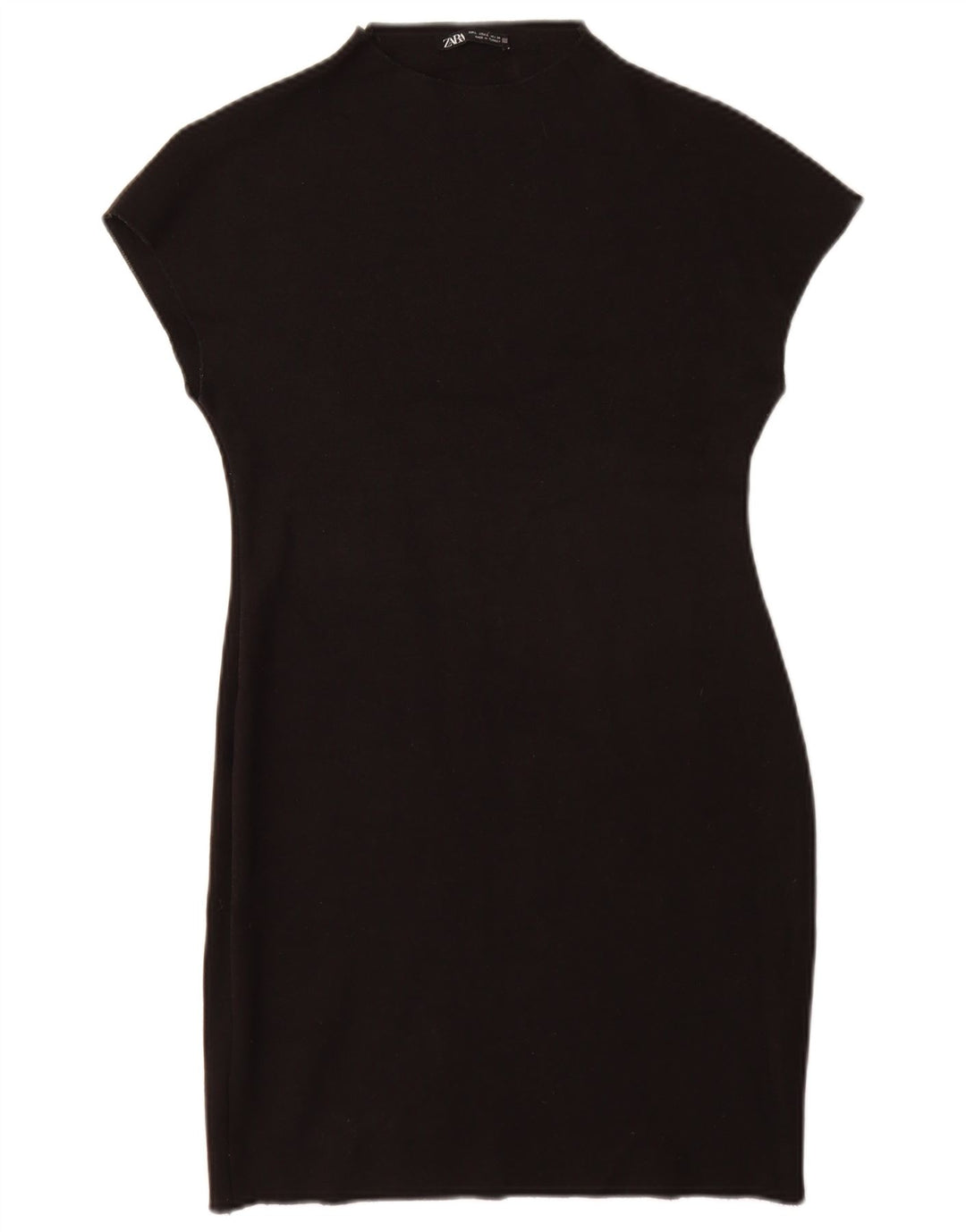 Rochie de damă ZARA Bodycon UK 14 mare, neagră, viscoză