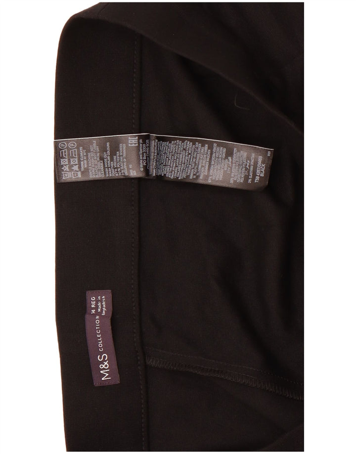 Leggings pentru femei Marks & Spencer UK 14 mare, negru, viscoză
