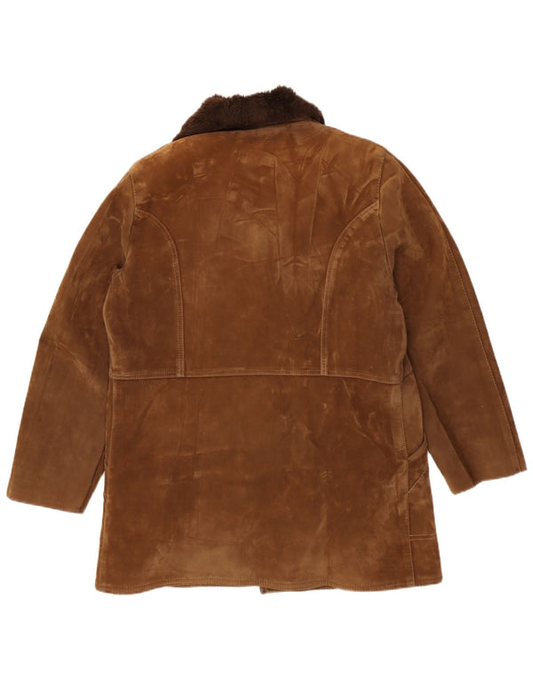 Jachetă vintage pentru bărbați Sherpa UK 42 XL maro