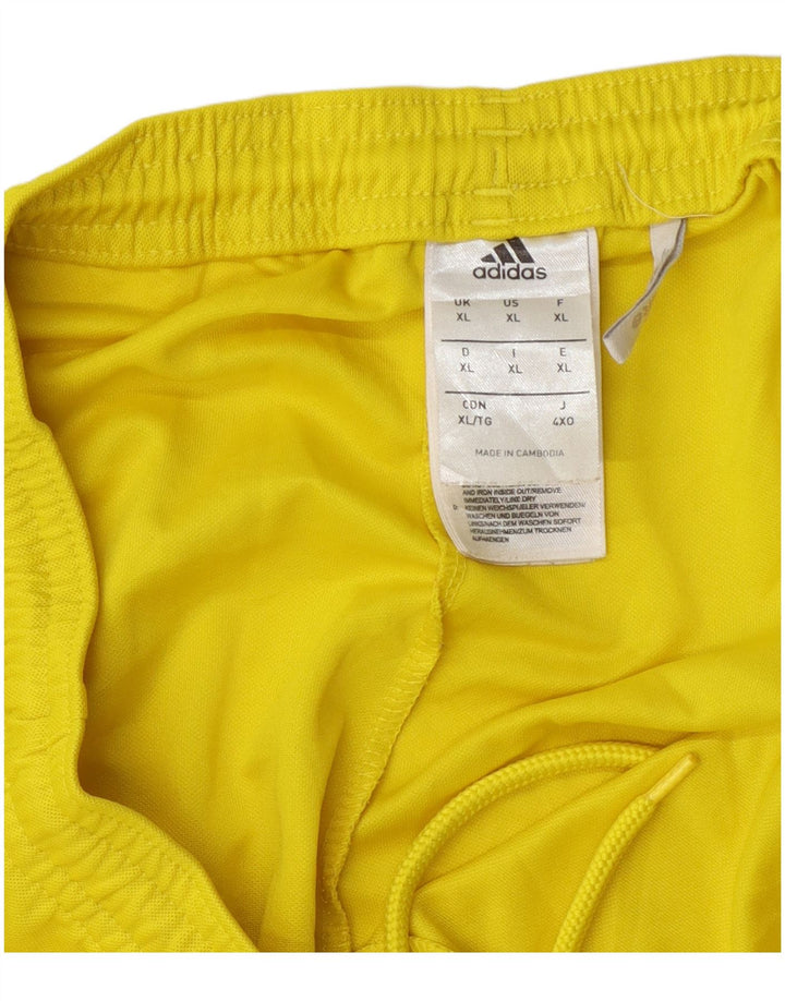 Pantaloni scurți Adidas Climalite Sport XL Galben Poliester