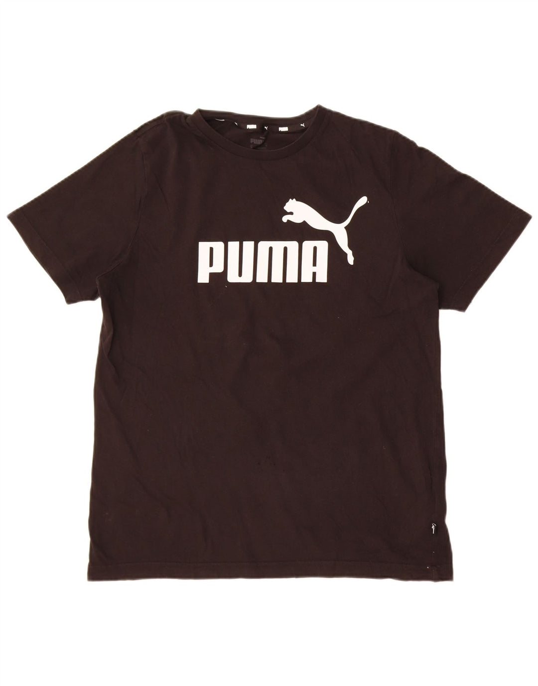 Tricou grafic Puma pentru bărbați Top mediu negru bumbac