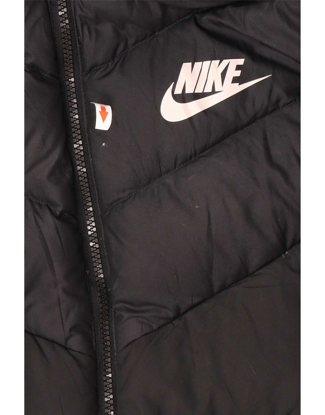 Jachetă căptușită cu glugă Nike pentru bărbați UK 38 Poliester mediu negru