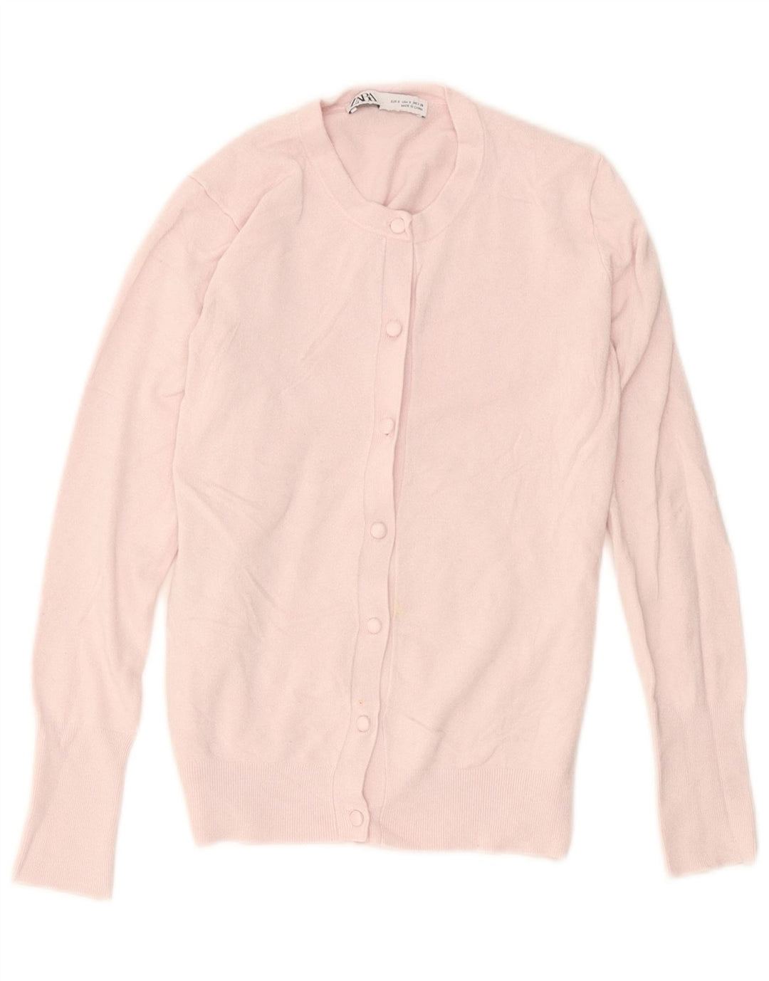 Pulover cardigan pentru femei Zara UK 10 mic roz
