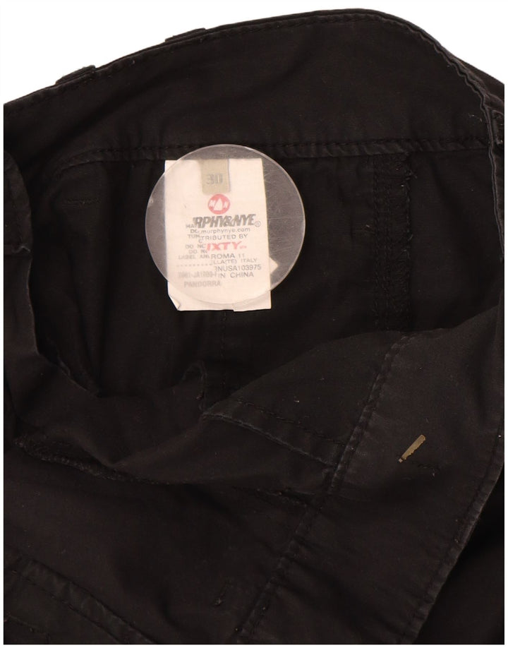 Pantaloni Capri pentru femei Murphy & Nye W30 L20 negri