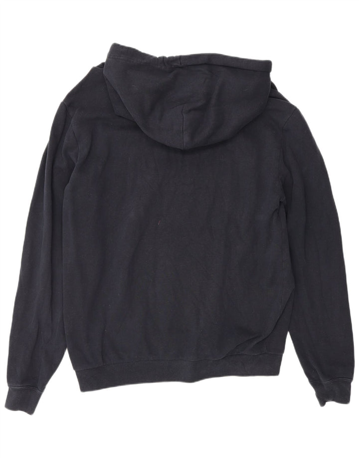 JACK WILLS Pulover cu glugă pentru bărbați din bumbac, albastru bleumarin